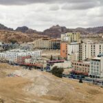 Panoramic view of city in Jordan