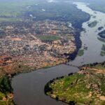 Aerial view of Juba, South Sudan’s capital
